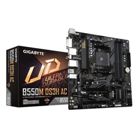 Gigabyte B550M DS3H AC (Wi-Fi) M-ATX Motherboard