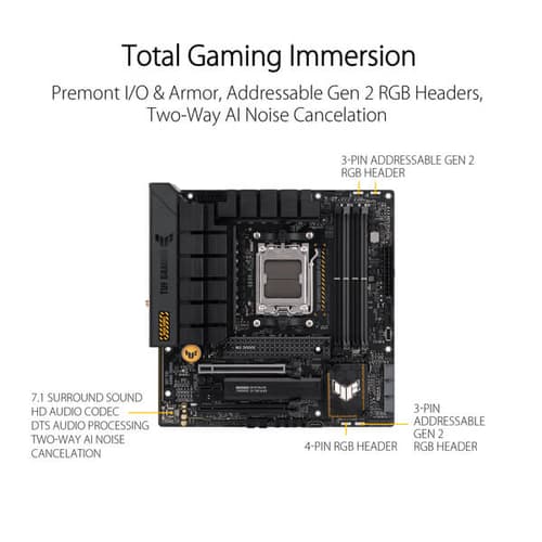 Asus TUF Gaming B650M-Plus WIFI M-ATX Motherboard