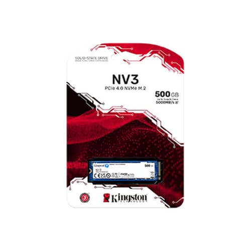 Kingston NV3 500GB NVMe Gen4 SSD