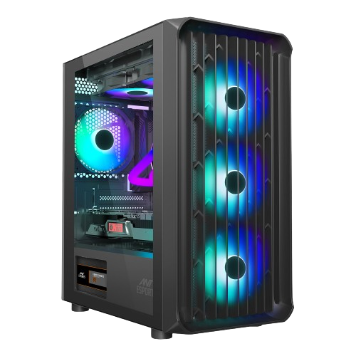 Shadow Nexus Casual Gaming ACG1 | AMD Ryzen 5 5600X | RTX 4060 8GB | 16GB DDR4 RAM | 500GB NVMe SSD | Pre Build for Video Editing, Gaming Use