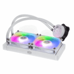 Cooler Master MasterLiquid 240L Core ARGB 240mm CPU Liquid Cooler (White)