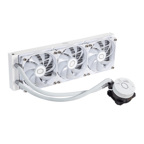 Cooler Master MasterLiquid 360L Core ARGB 360mm CPU Liquid Cooler (White)