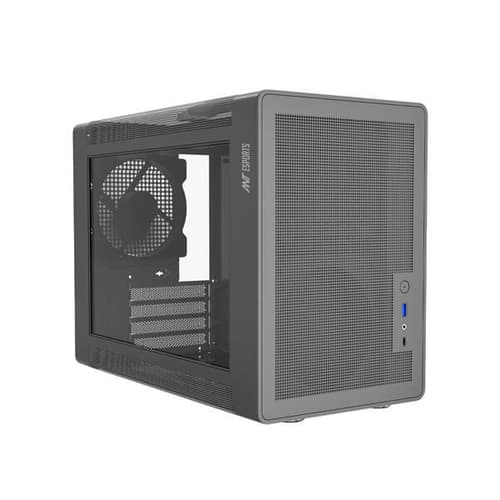 Ant Esports Box C Air (M-ATX) Mini Tower Cabinet (Grey)